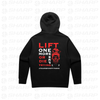 Female Skull Lift One More Rep - Adults Hoodie