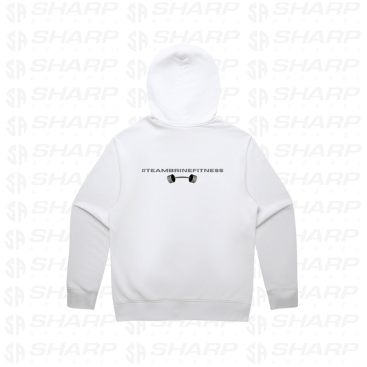 Female Skull Lift One More Rep - White - Front Design - Adults Hoodie