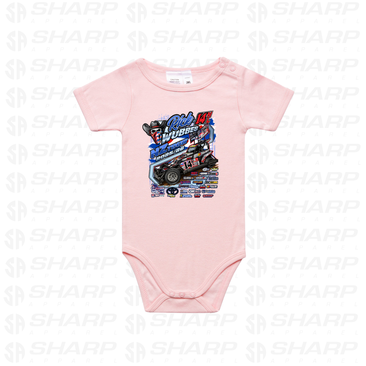 14nl Rick Wobbes NZ Tour 2025/26 - Infant One-Piece