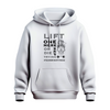 Female Skull Lift One More Rep or Die Trying Hoodie - Grey Front Design