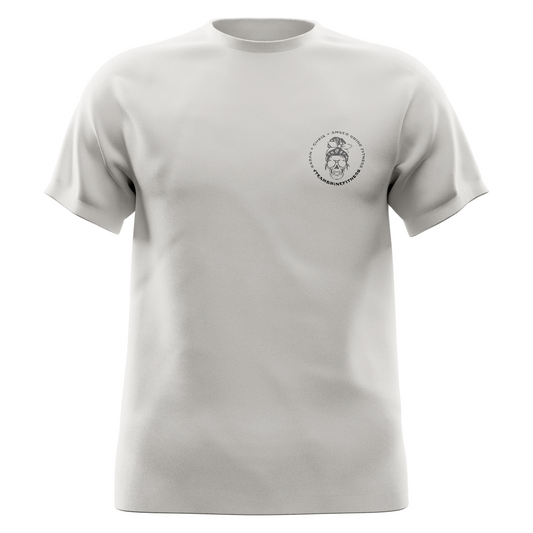 Female Skull Lift One More Rep or Die Trying T-Shirt - Grey Back Design