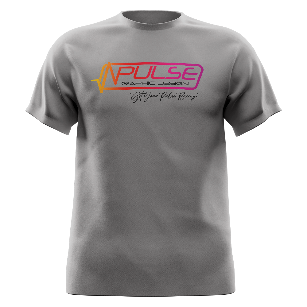 Pulse Graphic Design T-Shirt Full Chest Print