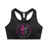 Split Skull Women's Active Bra Top
