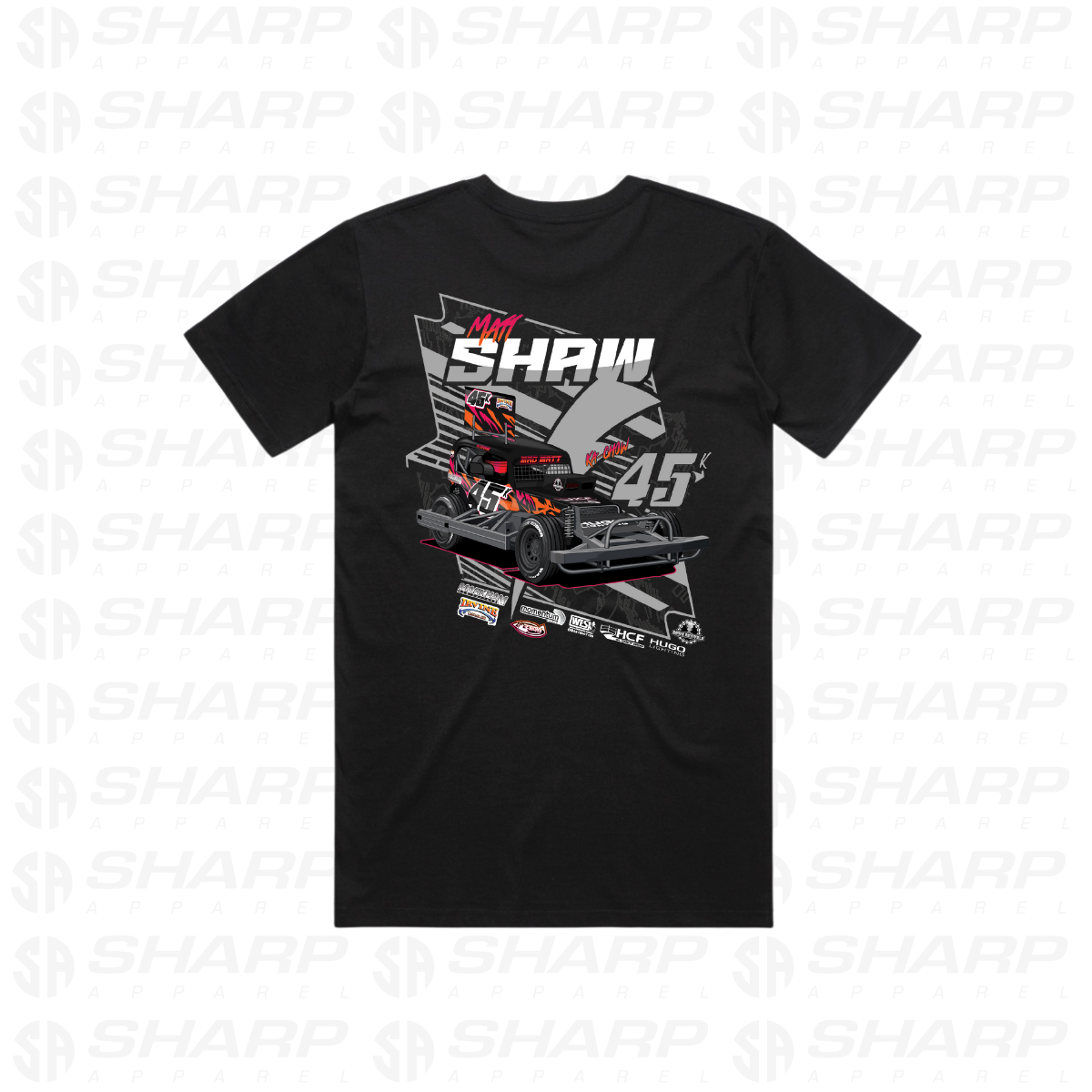 Matt Shaw Racing 2025/26 Alt Front - Adults Tee