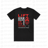 Female Skull Lift One More Rep - Front Design - Adults Tee