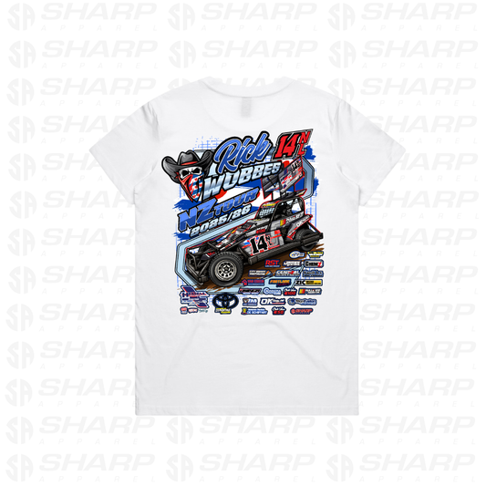 14nl Rick Wobbes NZ Tour 2025/26 - Women's Tee