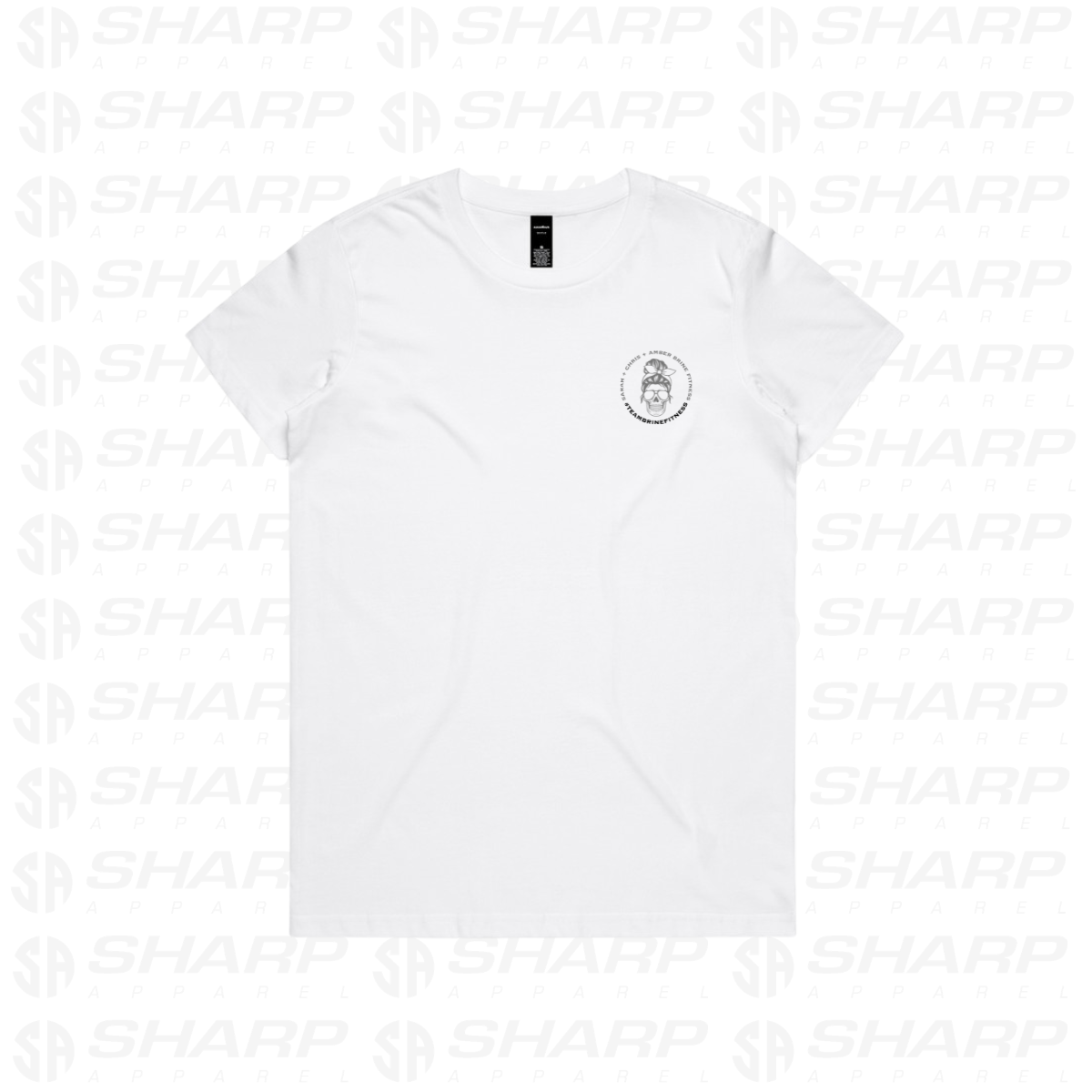 Female Skull Lift One More Rep or Die Trying White - Women's Tee
