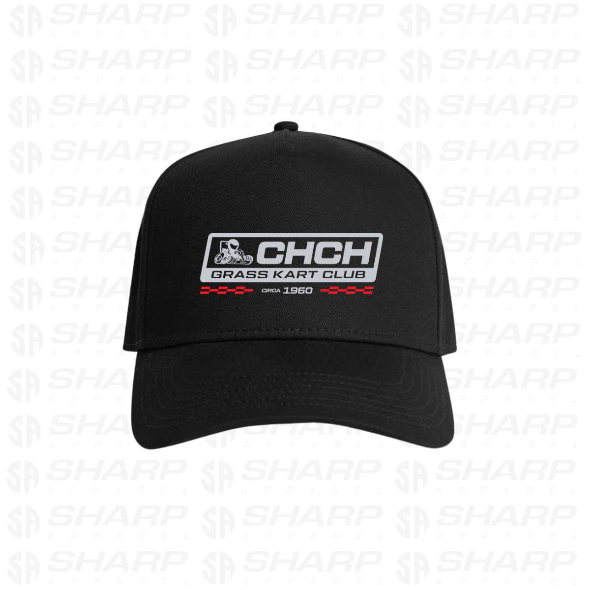 Christchurch Grass Kart Club - 5 Panel Cap