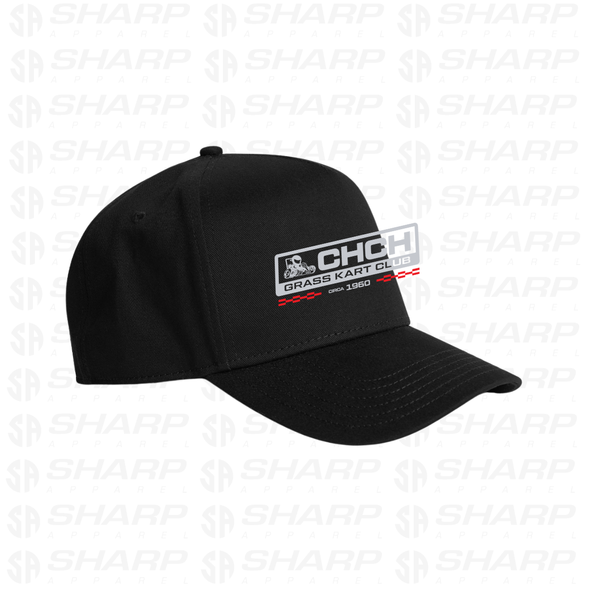Christchurch Grass Kart Club - 5 Panel Cap