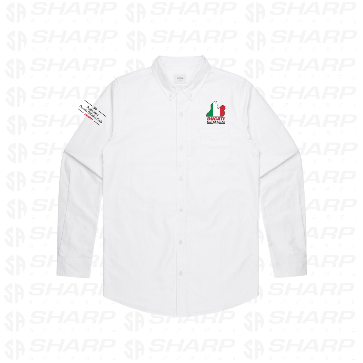 Nelson Ducati Owners Club - Men's Dress Shirt L/S