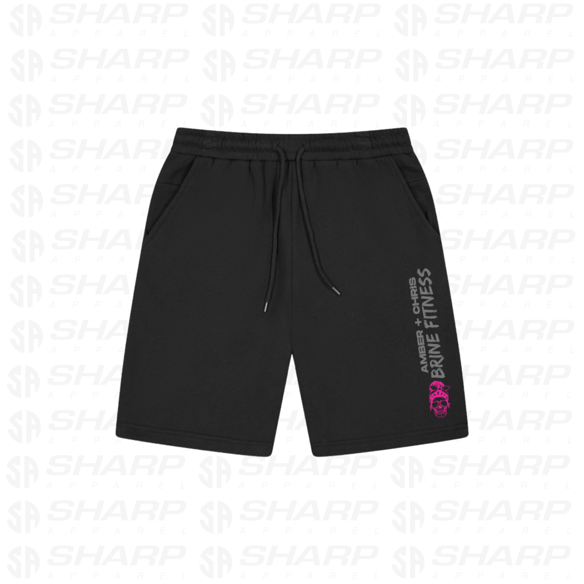 Pink Female Skull Lounge Shorts