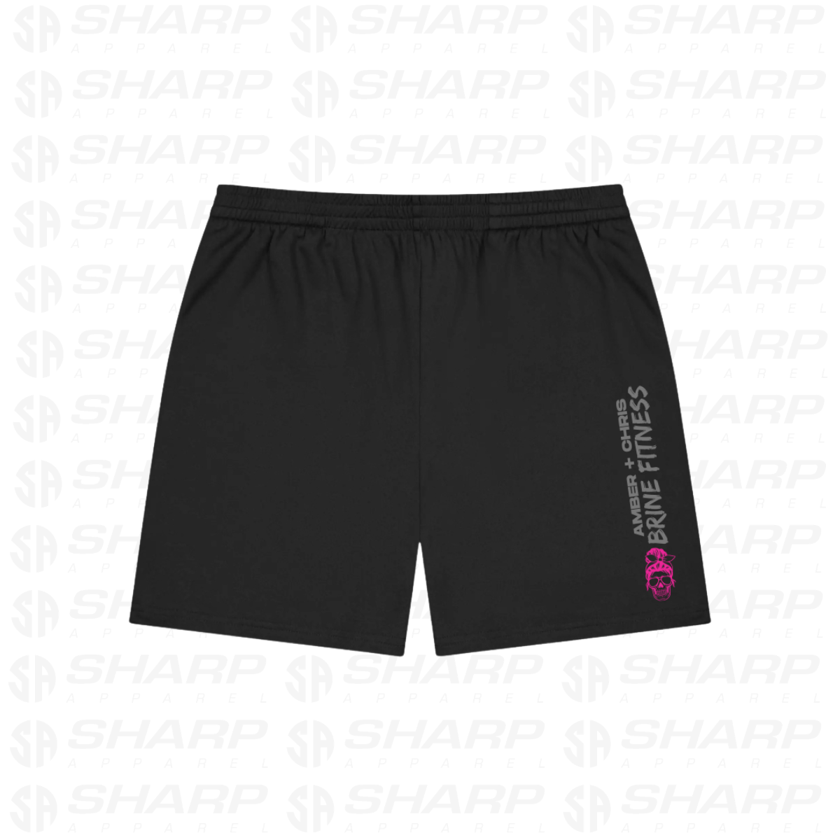 Pink Female Skull Performance Shorts