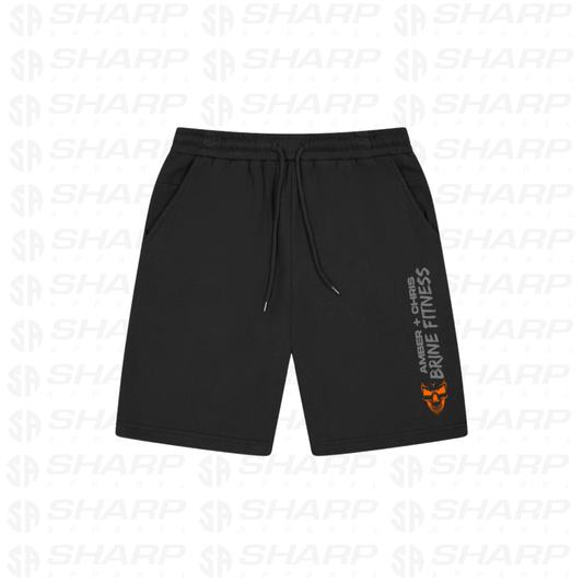 Orange Male Skull Lounge Shorts
