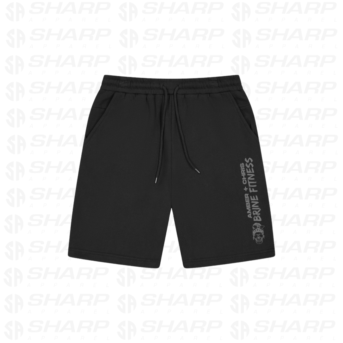 Grey Female Skull Lounge Shorts