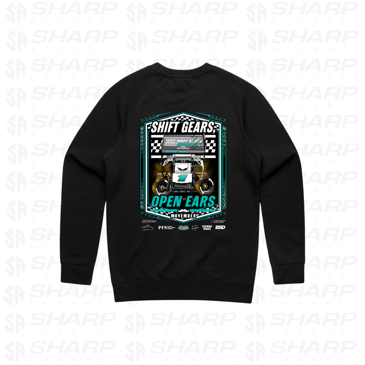 Kalin Motorsport Movember Adults Crew Neck