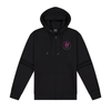 Female Skull Lift One More Rep or Die Trying Zip Hoodie - Pink Back Design