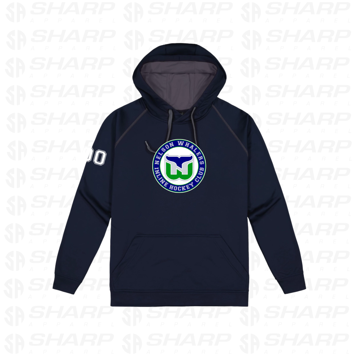 Whalers Original - Adults Quickdry Hoodie