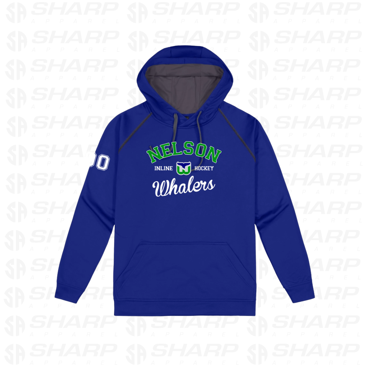 Whalers Heritage - Adults Quickdry Hoodie