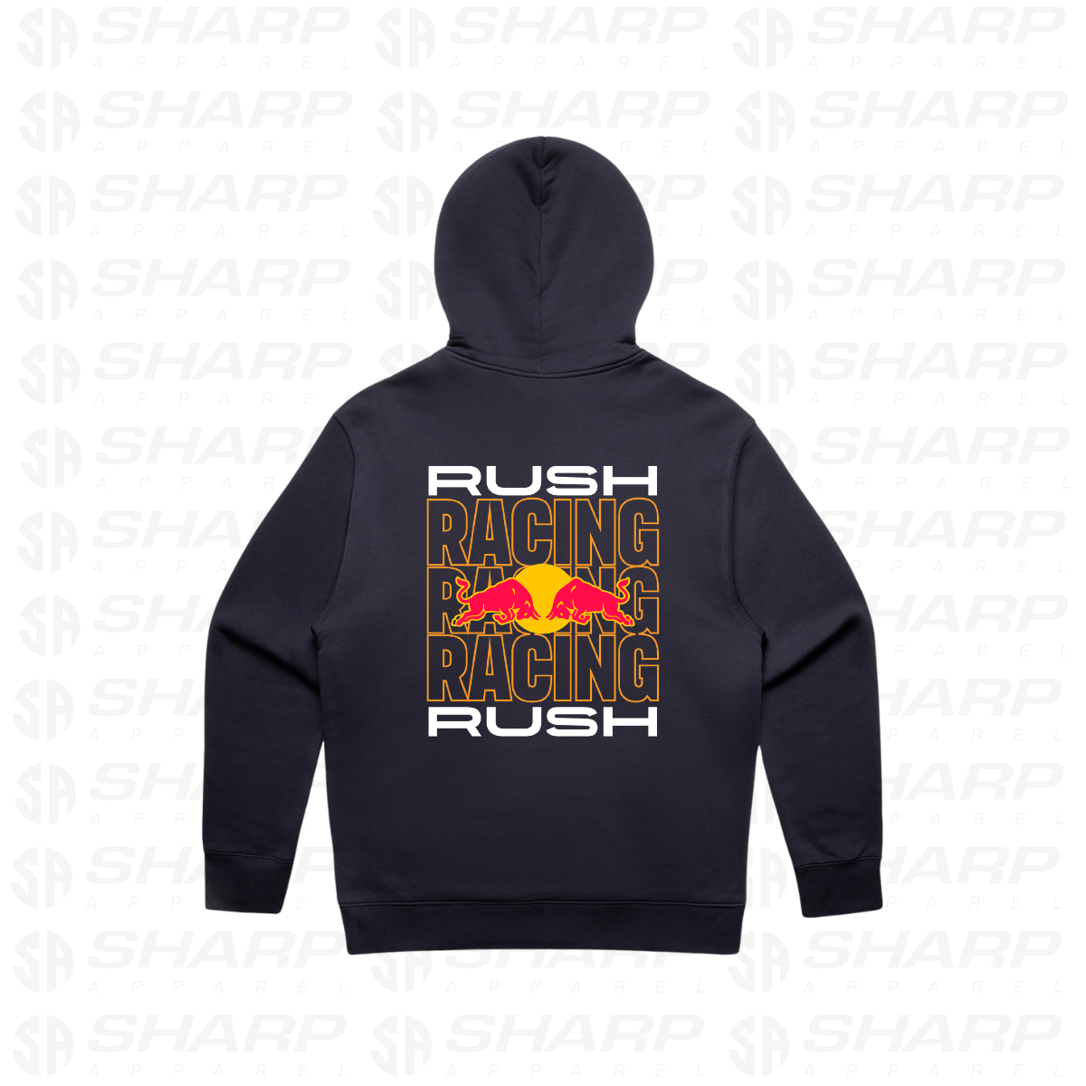 Rush - Vivid RB Design - Adults Unplugged Hoodie