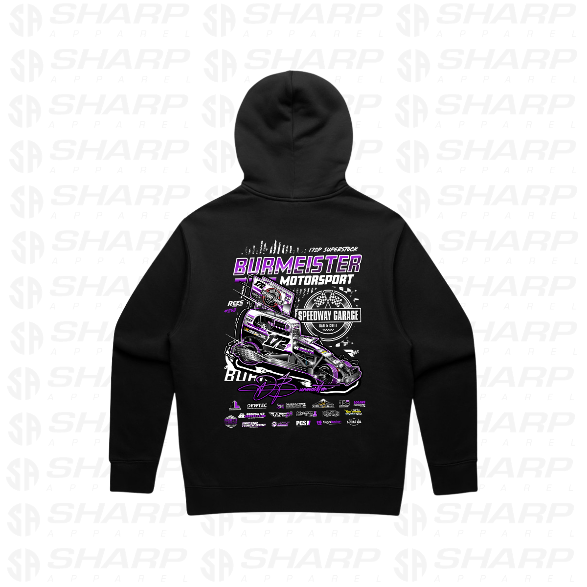 172p Burmeister Motorsport 2026/27 - Adults Unplugged Hoodie