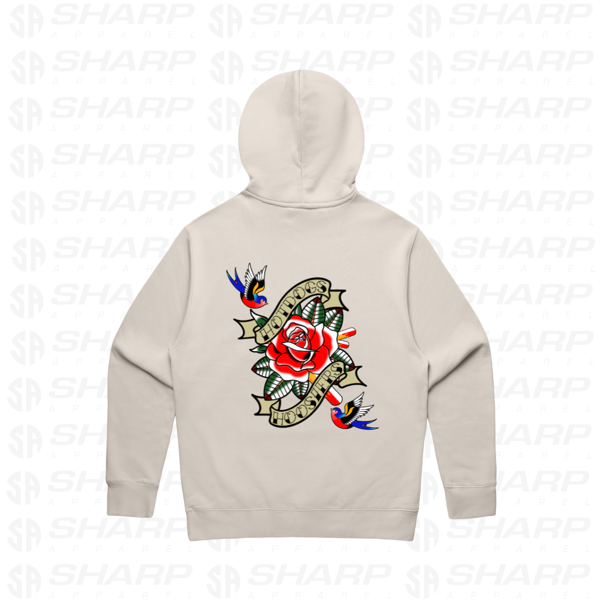 H&H Redlines & Roses 001 - Adults Unplugged Hoodie