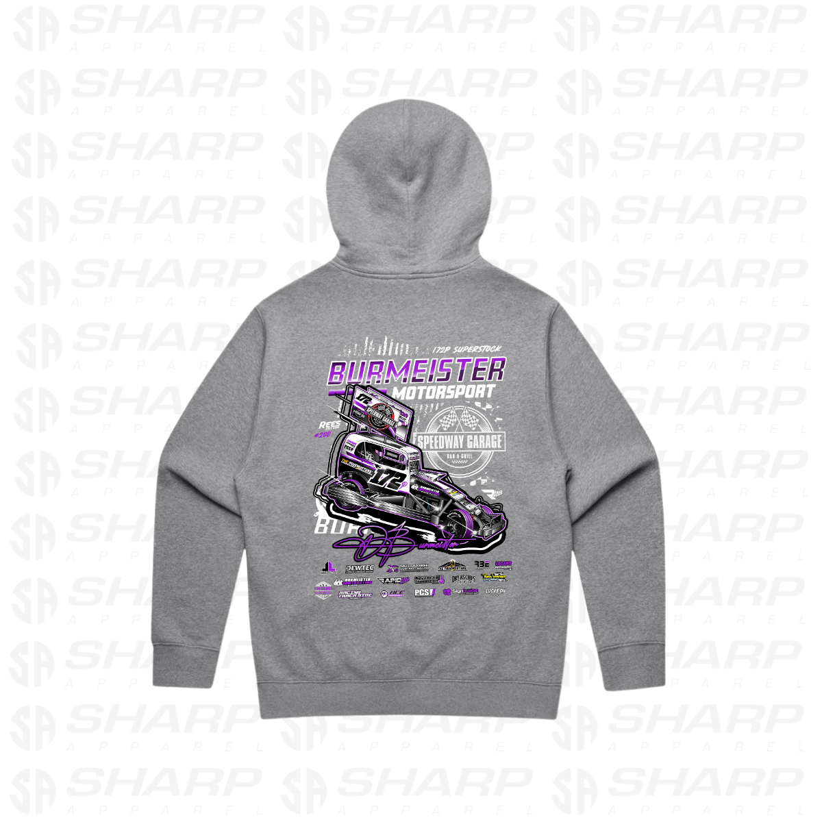 172p Burmeister Motorsport 2026/27 - Adults Unplugged Hoodie
