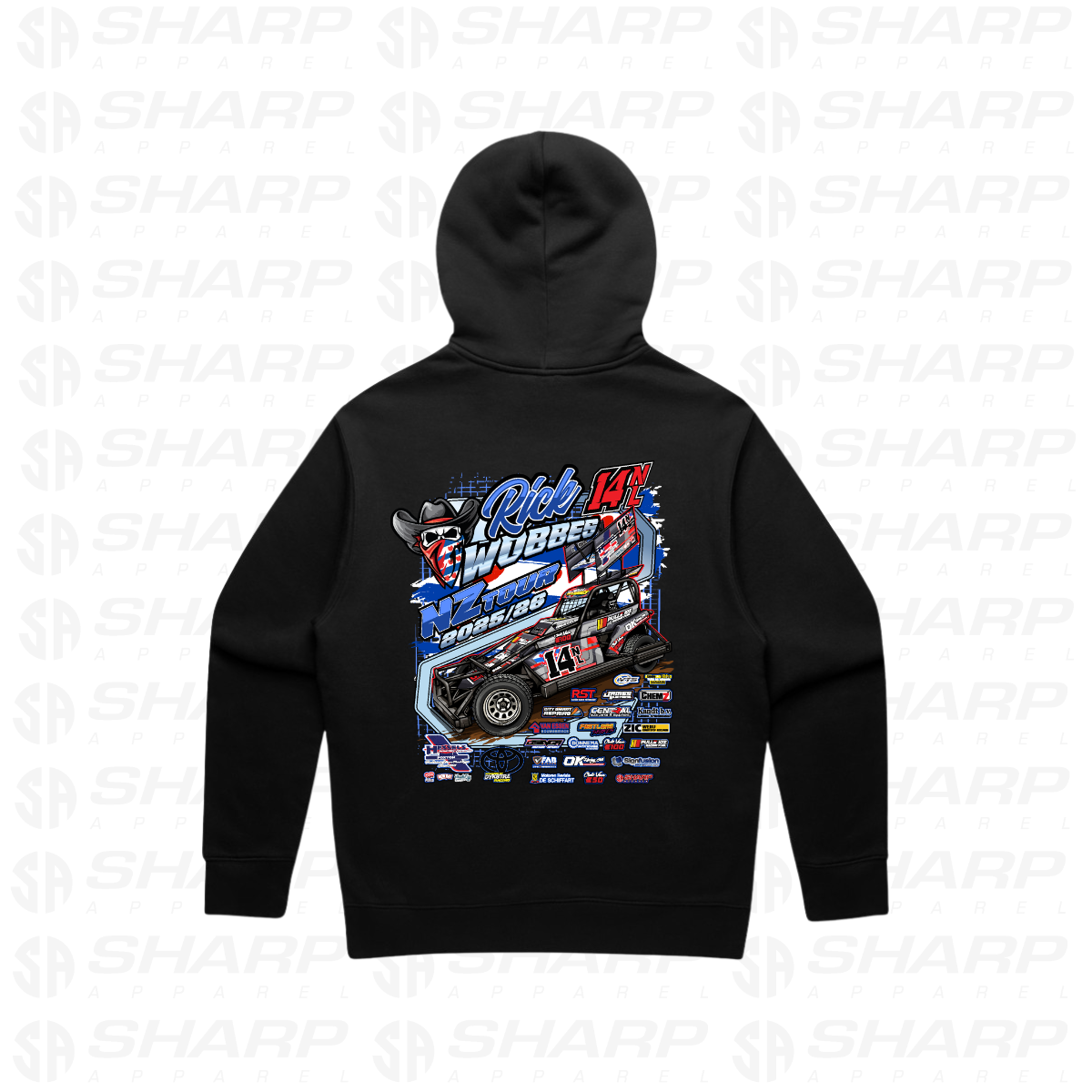 14nl Rick Wobbes NZ Tour 2025/26 - Women's Hoodie