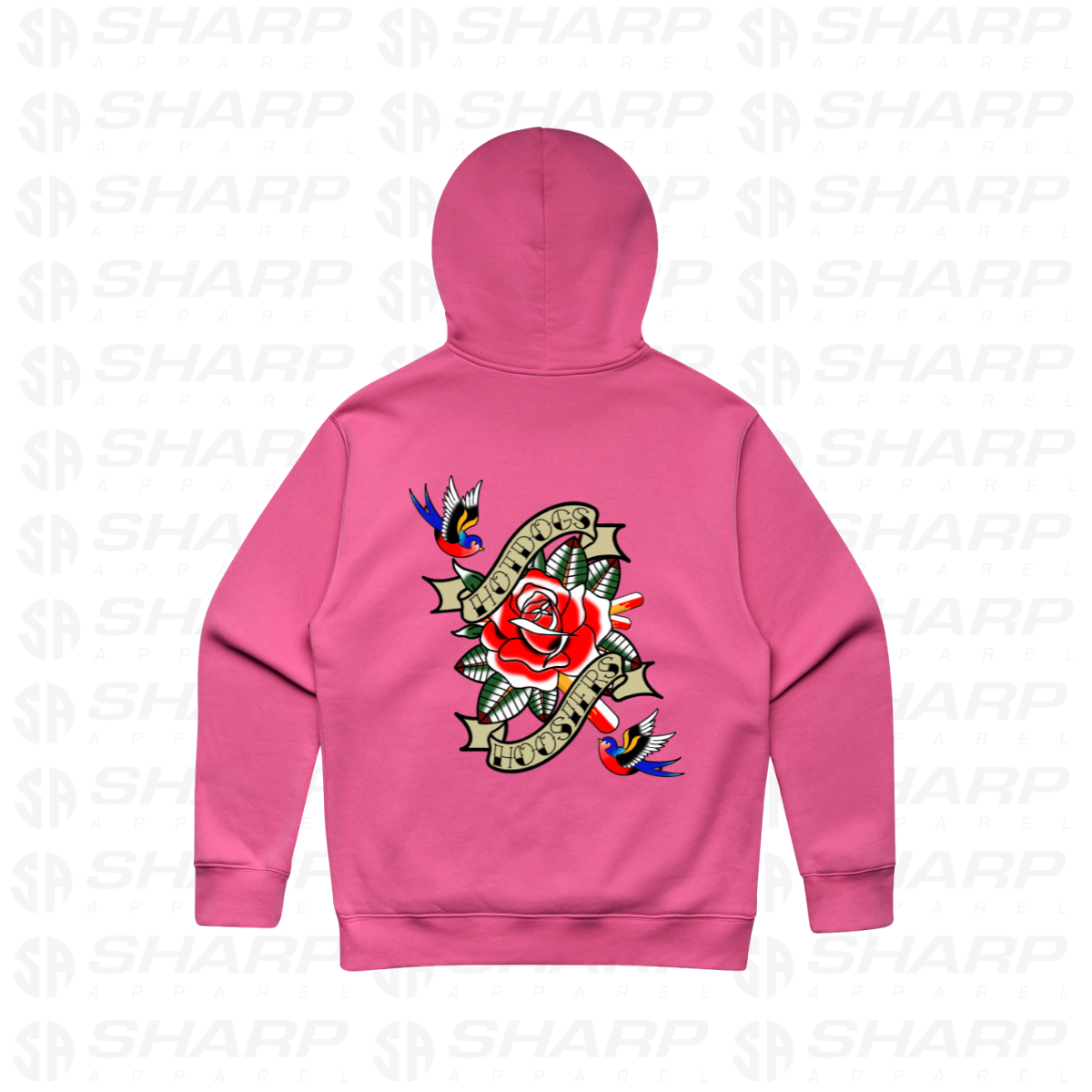 H&H Redlines & Roses 001 - Adults Unplugged Hoodie