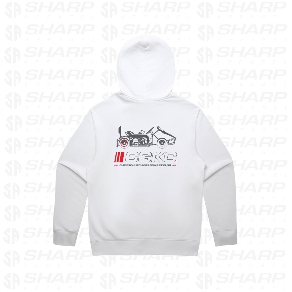 Christchurch Grass Kart Club - Adults Hoodie