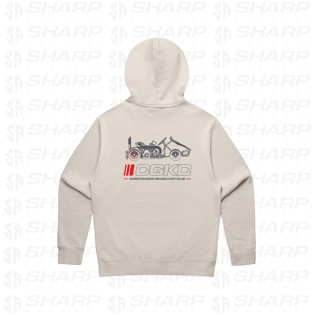 Christchurch Grass Kart Club - Adults Hoodie