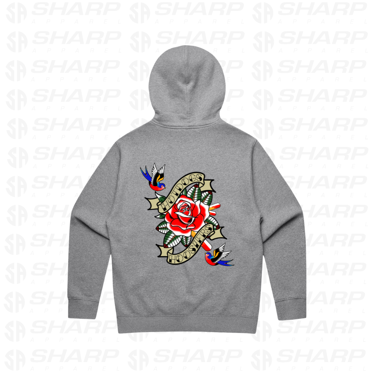H&H Redlines & Roses 001 - Kids Hoodie