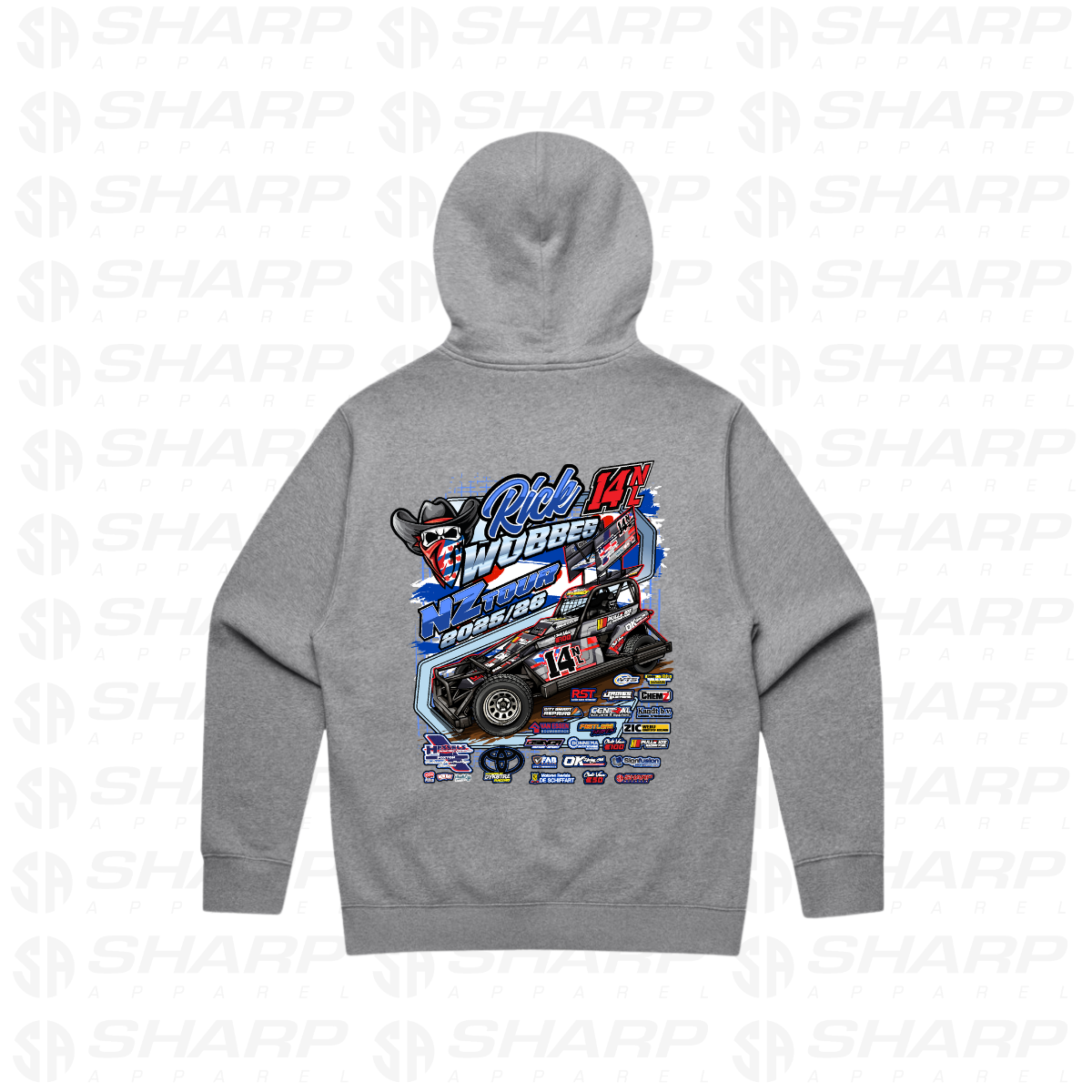 14nl Rick Wobbes NZ Tour 2025/26 - Women's Unplugged Hoodie