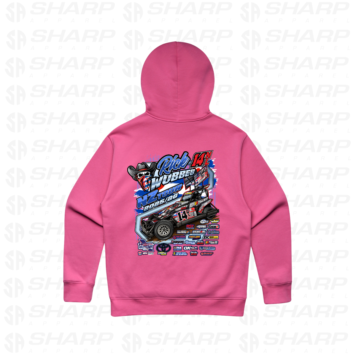 14nl Rick Wobbes NZ Tour 2025/26 - Adults Unplugged Hoodie