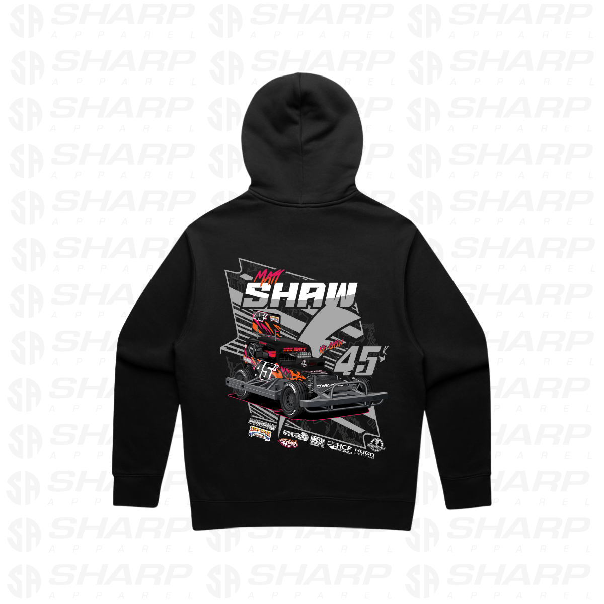 Matt Shaw Racing 2025/26 Alt Front - Adults Unplugged Hoodie