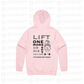 Lift One More Rep Pink - Adults Hoodie