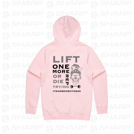 Lift One More Rep Pink - Adults Hoodie