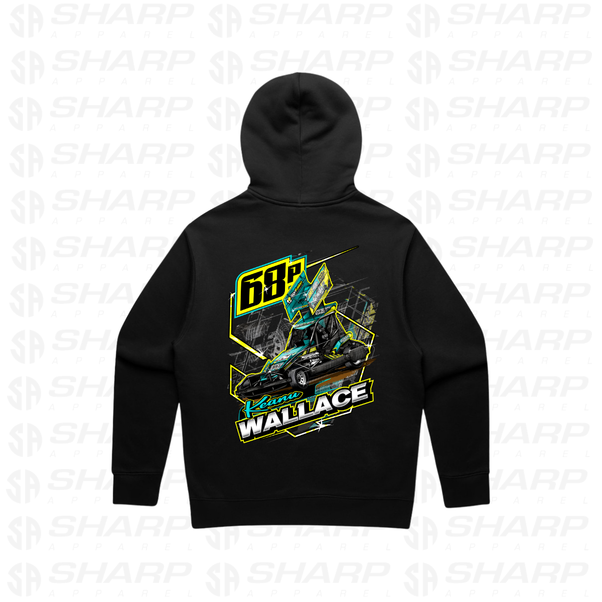 68p Keanu Wallace 26/27 - Adults Hoodie