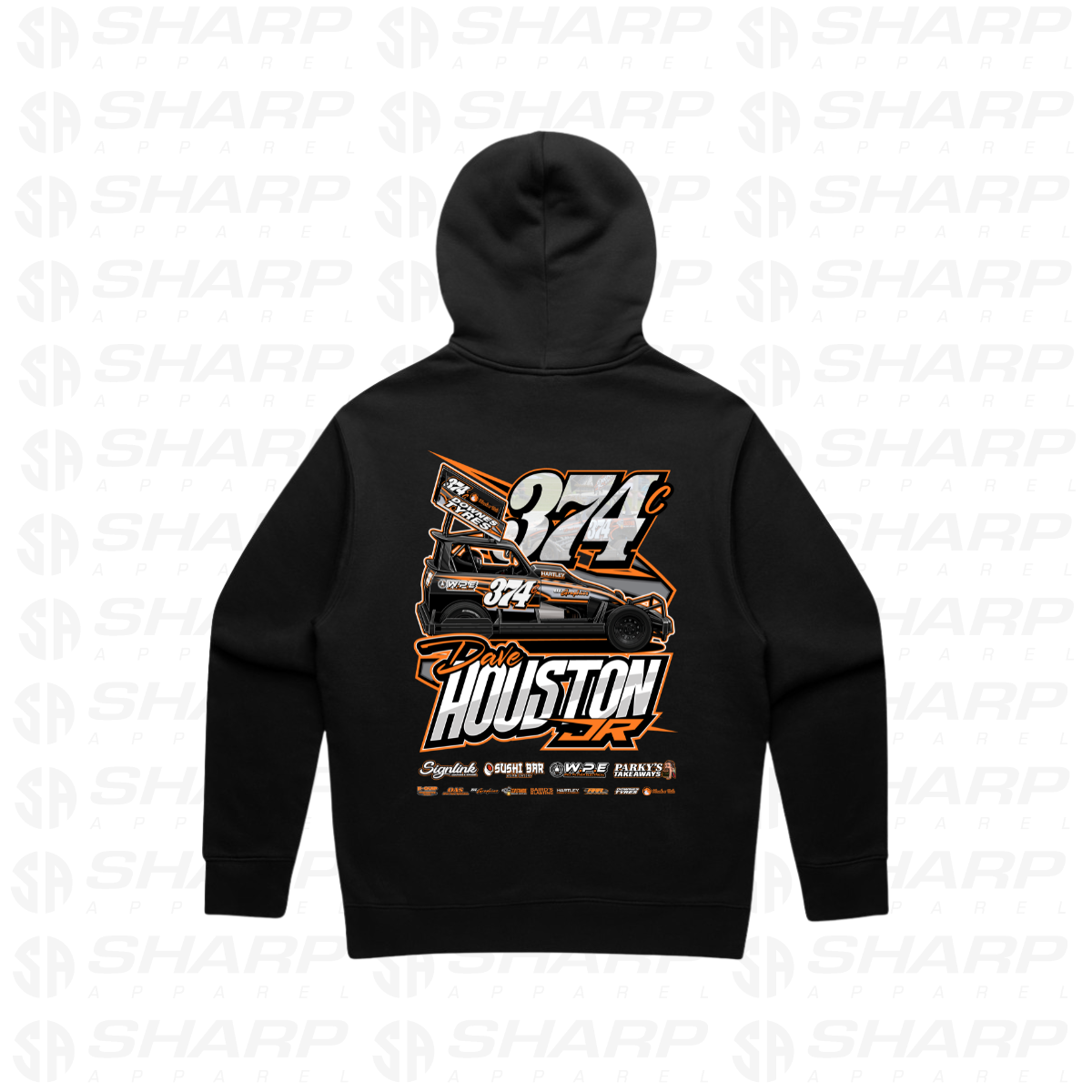 374c Dave Houston Jr 2025/26 - Adults Unplugged Hoodie – Sharp Apparel ...