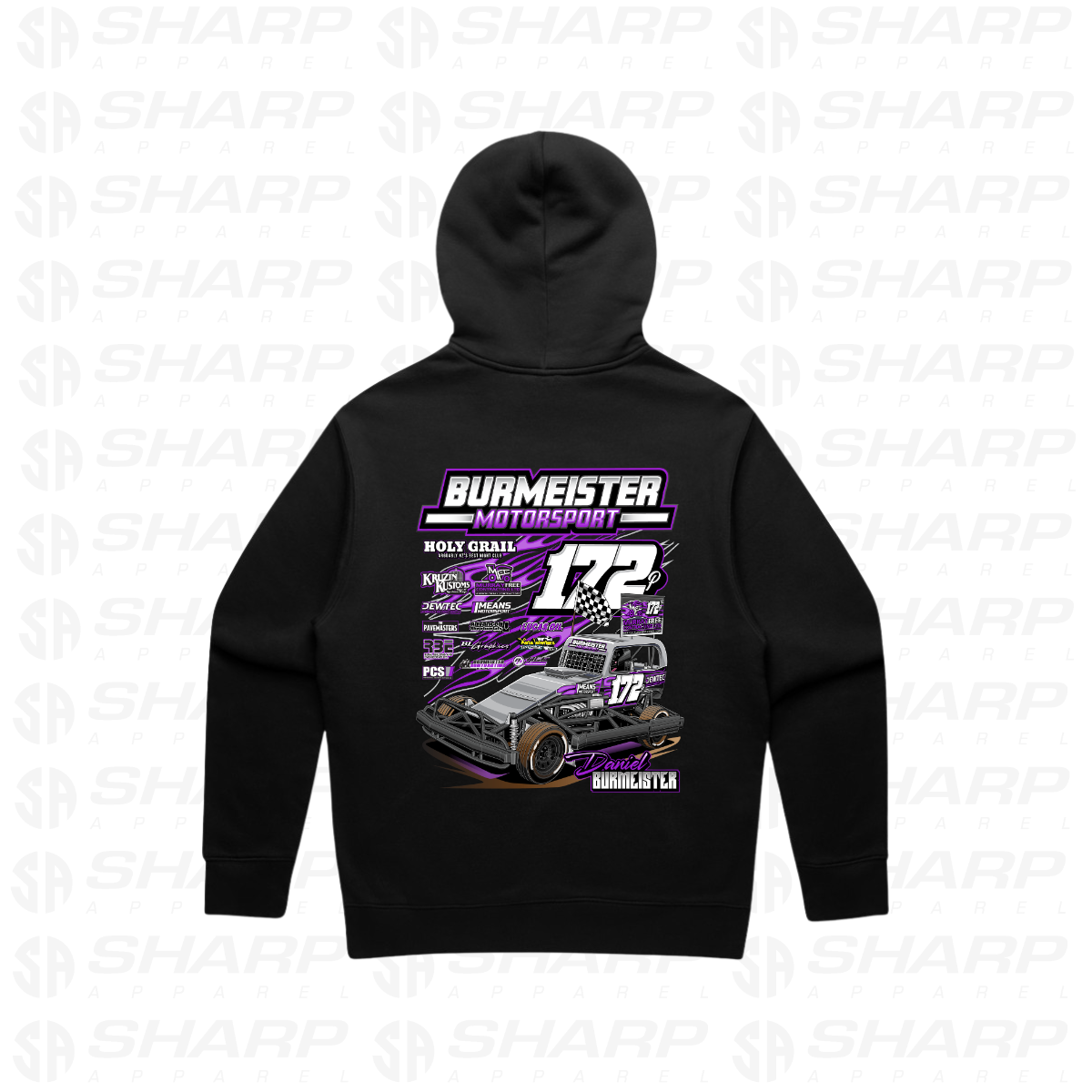 172p Burmeister Motorsport 2025/26 - Adults Unplugged Hoodie