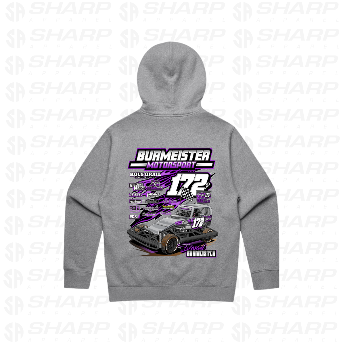 172p Burmeister Motorsport 2025/26 - Adults Unplugged Hoodie