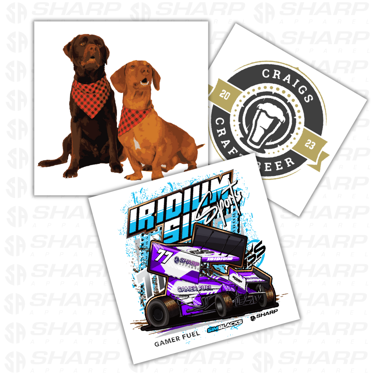 DTF Transfers by Size