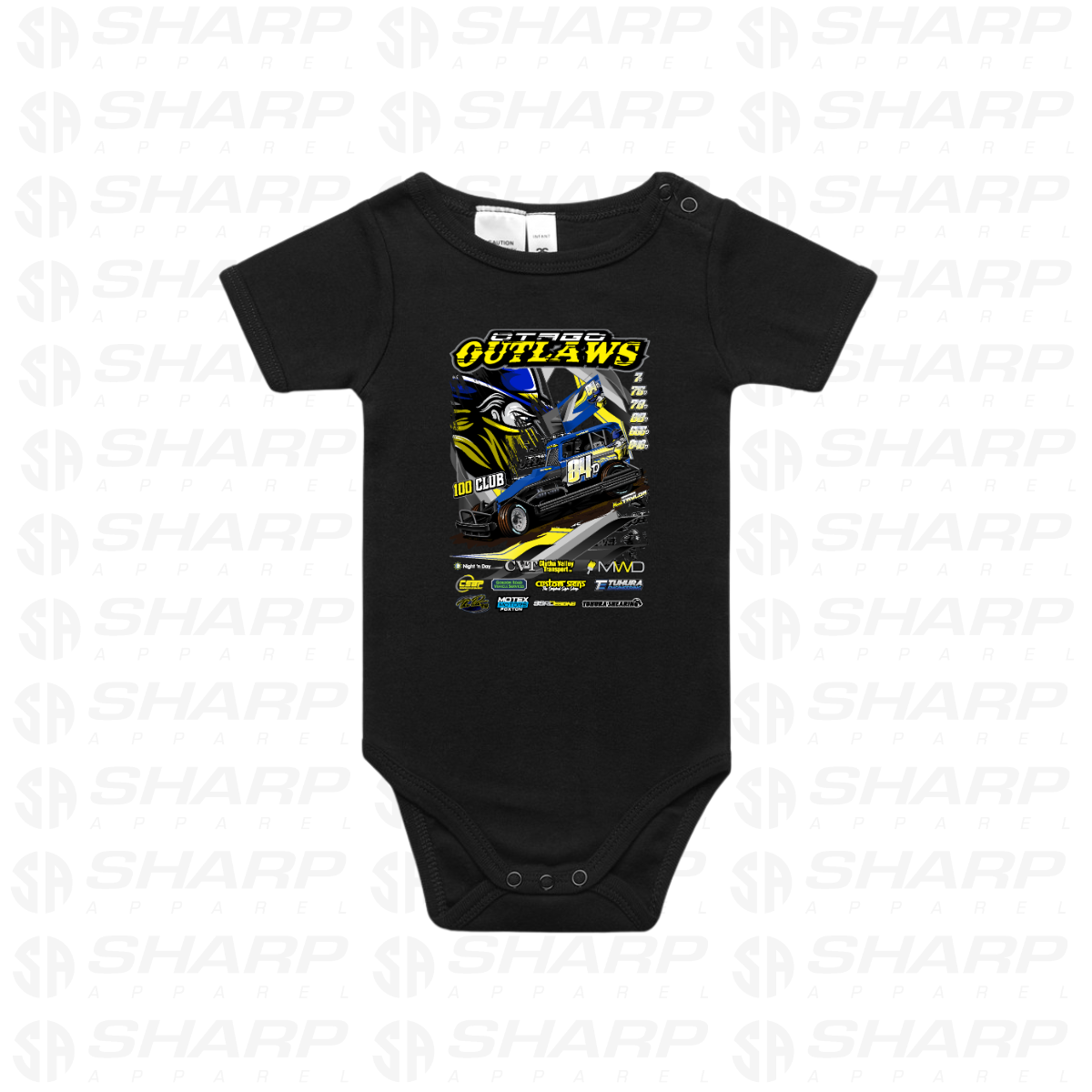 Otago Outlaws 2026 - Infant One-Piece