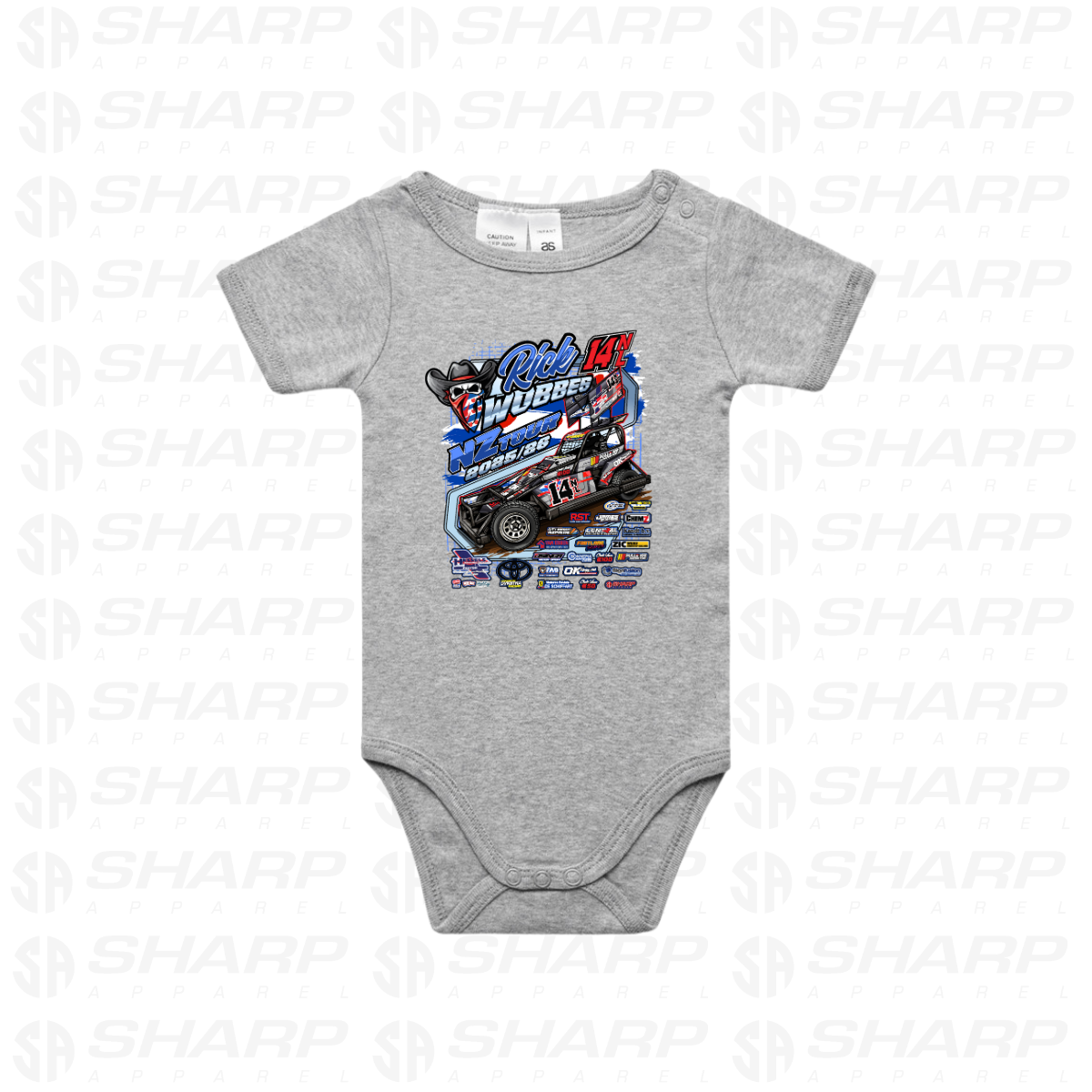 14nl Rick Wobbes NZ Tour 2025/26 - Infant One-Piece