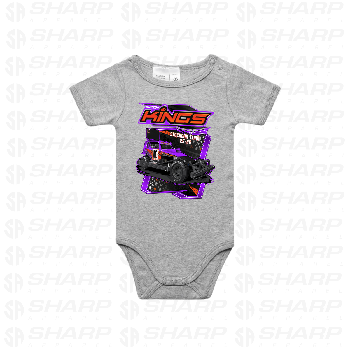 Kihikihi Kings Stockcar Team 2025/26 - Infant One-Piece