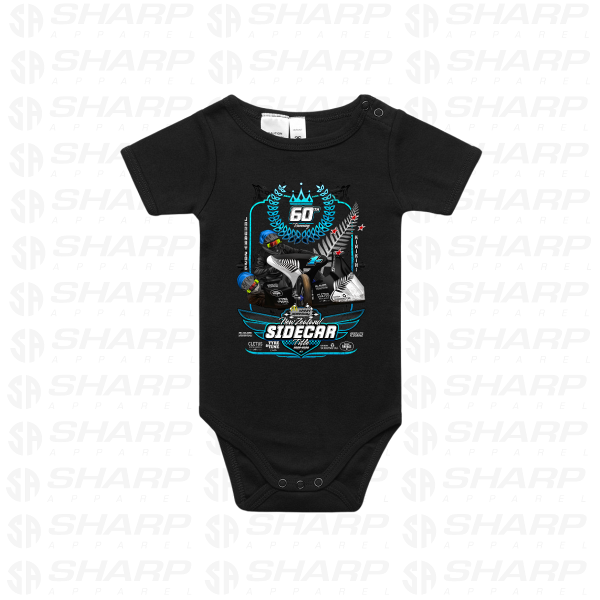 2026 New Zealand Sidecar Champs - Infant One-Piece