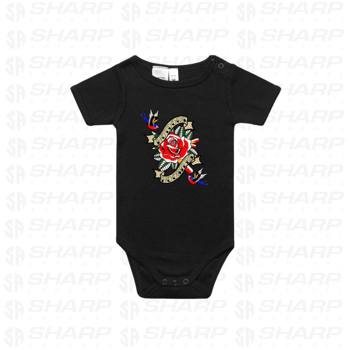 H&H Redlines & Roses 001 - Infant One-Piece