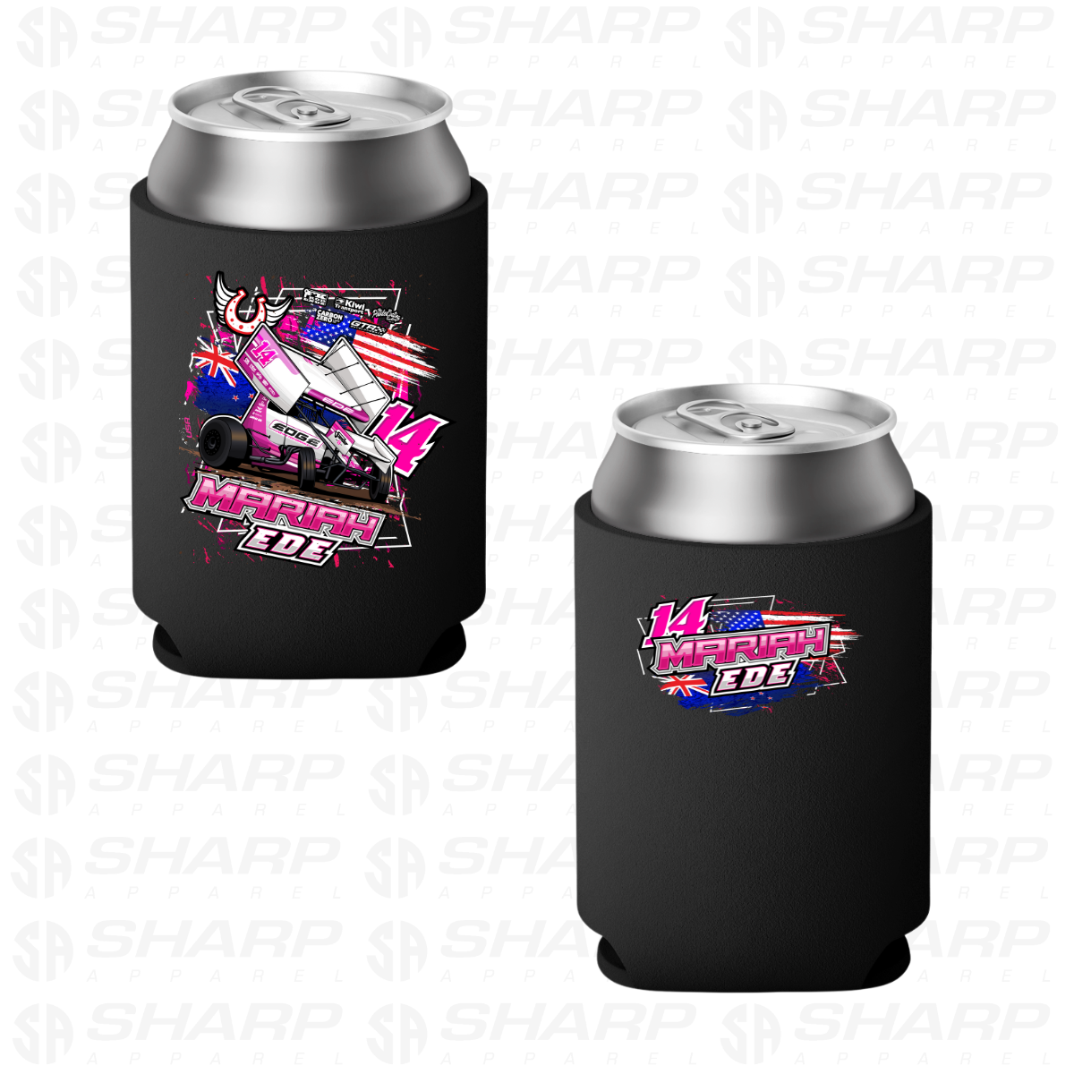 Mariah Ede Racing 2025/26 - Koozie – Sharp Apparel Limited
