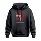Female Skull Lift One More Rep or Die Trying Hoodie - Red Front Design