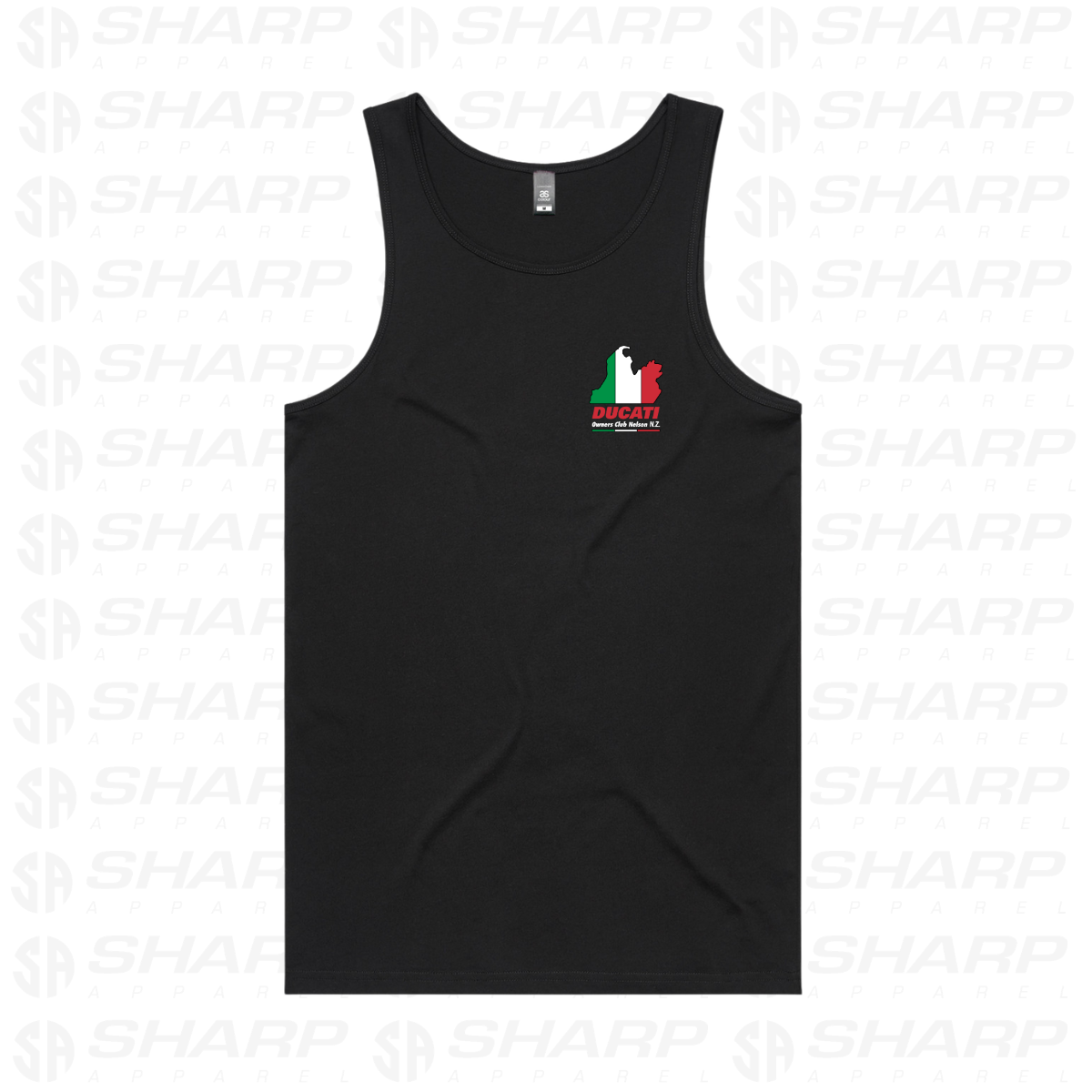 Nelson Ducati Owners Club - Men's Lowdown Singlet