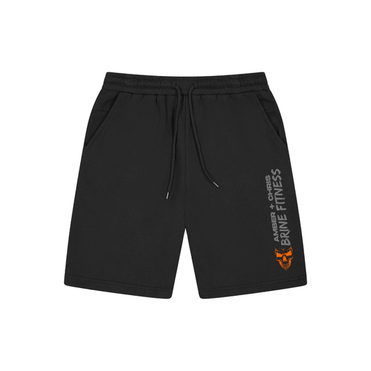 Orange Part Skull Lounge Shorts